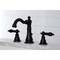 Fauceture FSC1970AKL Duchess Widespread Bathroom Faucet W/ Retail Pop-Up, Black FSC1970AKL - alternate 5